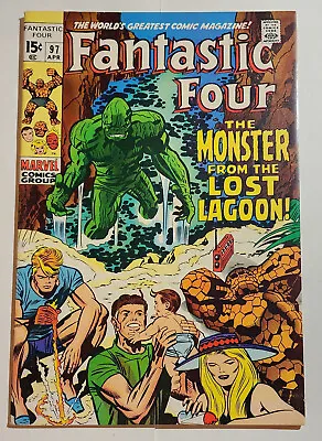Buy FANTASTIC FOUR #97 Jack Kirby, Stan Lee, 1st Franklin Richards On Cover • 11.22£