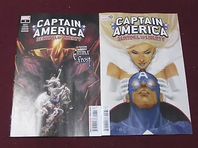 Buy Captain America Sentinel Of Liberty #8 Lot Of 2 (Standard & Variant) • 10.64£