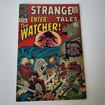 Buy Strange Tales #134 Enter The Watcher Dr. Strange Silver Age 1965 1st App  • 40.16£