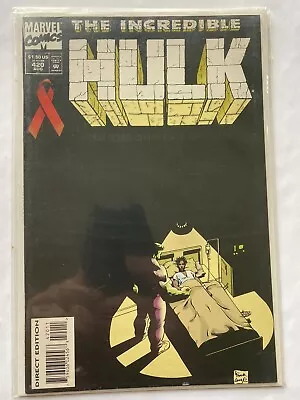 Buy Incredible Hulk 420  Marvel Comics 1994  VF / NM  8.5 - 9.0  Death Of Jim Wilson • 4.81£