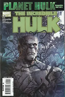 Buy Incredible Hulk #104 / Planet Hulk / Armageddon Part 1 / Marvel Comics • 12.09£