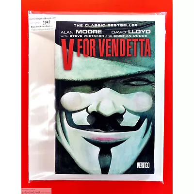 Buy V For Vendetta Softback Comic 1 Graphic Novel Comic Bag And Board UK (Lot 1842 • 22.49£
