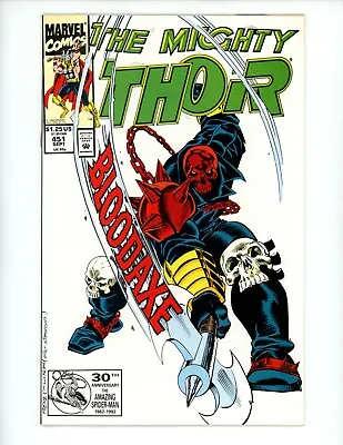 Buy Thor #451 Comic Book 1992 VF Ron Frenz Marvel Bloodaxe Comics Series • 3.93£