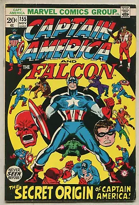 Buy Captain America #155 (Marvel 1972) Mid Grade, SA • 11.85£