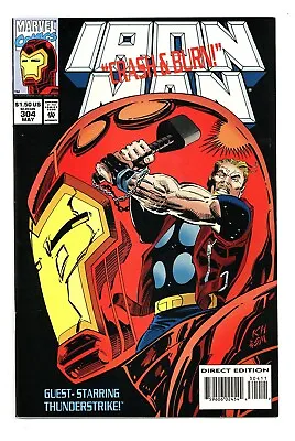 Buy Iron Man #304 9.0 High Grade 1st Hulkbuster Armor White Pgs 1994 • 28.78£