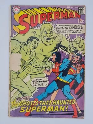 Buy Superman Vol:1 #214 1969 • 5.95£
