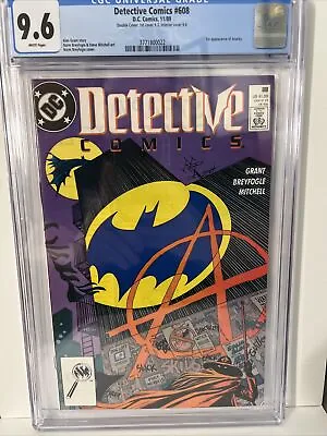 Buy Detective Comics #608 CGC 9.6 - Rare Double Cover • 237.53£