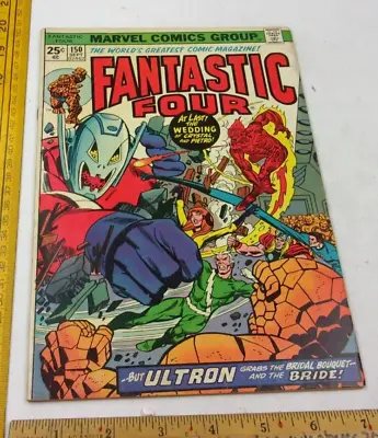 Buy Fantastic Four #150 Comic Book VG+ 1970s Ultron • 7.86£