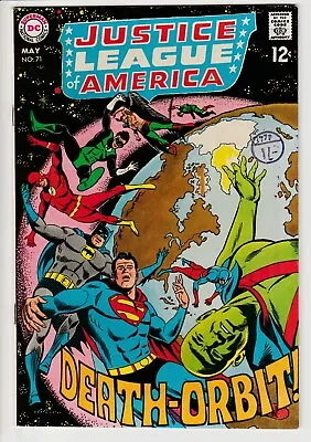 Buy Justice League Of America #71 • 1969 Vintage DC 12¢ •  ...And So, My World Ends  • 4.20£
