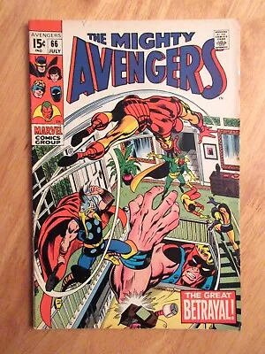Buy AVENGERS #66 (1969) **Key Book!** (FN To FN/FN+) **Very Bright & Colorful!** • 31.51£