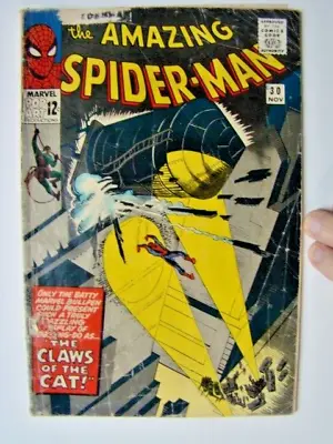 Buy Amazing Spider-Man #30 Steve Ditko Art Marvel Comics 1965 GD • 22.95£