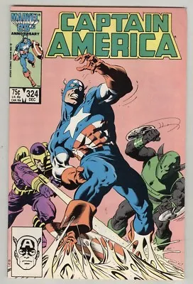 Buy Captain America #324 December 1986 VG Whirlwind • 2.37£