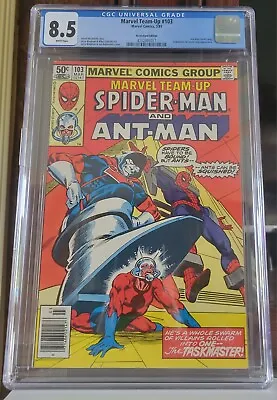 Buy Marvel Team-Up  # 103  CGC 8.5 Spider-Man & Ant-Man Taskmaster 1981 Bronze Age  • 53.74£