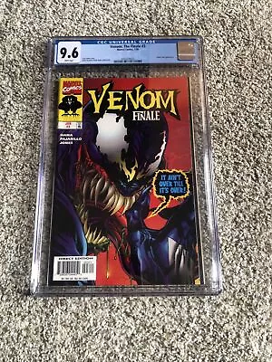 Buy Venom Finale #3 Graded CGC 9.6 White Pages | 1998 Larry Hama.  Rob Jones Cover • 39.71£