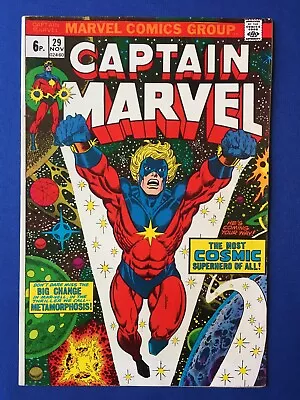 Buy Captain Marvel #29 VFN- (7.5) MARVEL (Vol 1, 1973) Jim Starlin Art (2) • 22£