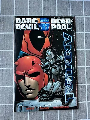 Buy Dare Devil ‘97 Annual Features Dead Pool,Wrap Around Cover, NM, Never Opened! • 11.95£