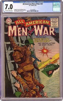 Buy All American Men Of War #20 CGC 7.0 1955 4340296008 • 158.87£