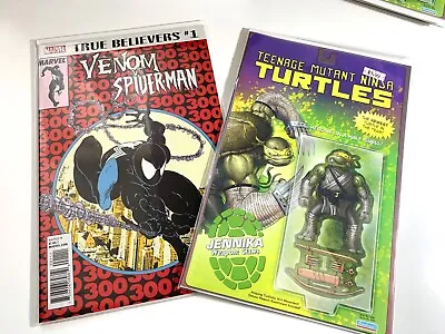 Buy TMNT #98 MIKE VASQUEZ JENNIKA ACTION FIGURE VARIANT Ltd TO 800 Free Comic • 19.95£