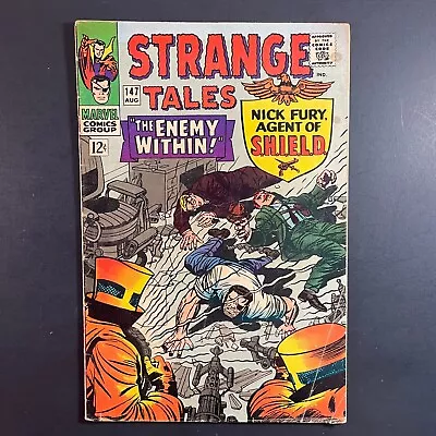Buy Strange Tales 147 KEY Silver Age Marvel 1966 Stan Lee Comic Jack Kirby Nick Fury • 9.45£