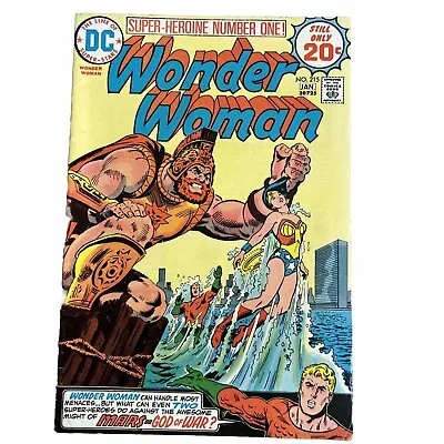 Buy Wonder Woman #215 (DC 1975) VF Bronze Age Comic DC • 8£