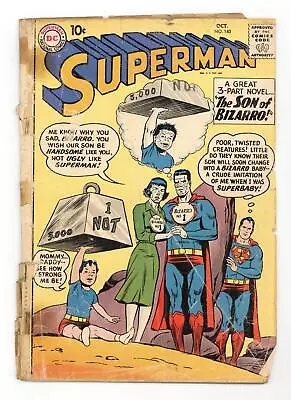 Buy Superman #140 FR/GD 1.5 1960 1st App. Blue Krytonite, Bizarro Supergirl • 19.28£