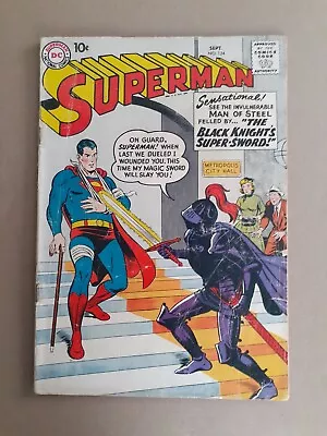 Buy Superman No 124. Black Knight Appearance. Vg Condition. 1958 DC Silver Age Comic • 43.99£