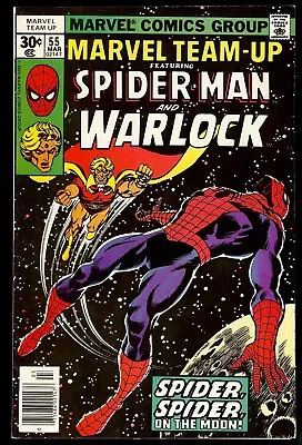 Buy Marvel Team-Up #55...Spider-Man And Warlock...First Power Gem And Time Gem • 6.27£