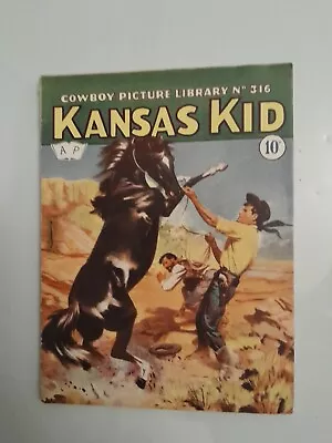 Buy Cowboy Picture Library Comic No. 316 Kansas Kid • 8.02£