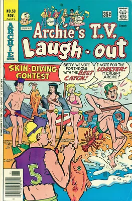 Buy Archie's TV Laugh Out #53 Betty Veronica Jughead Sabrina Josie Bikini Cover 1977 • 7.94£