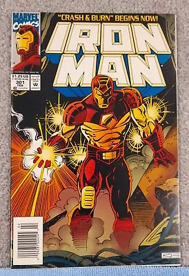 Buy IRON MAN Issue #301 Marvel Comics 1994 BAGGED AND BOARDED • 4£