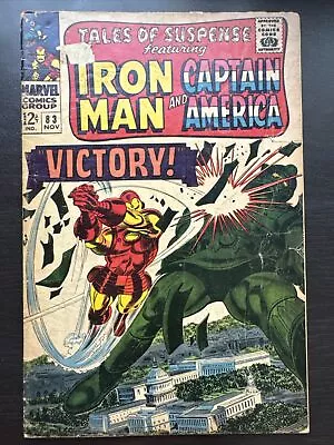 Buy Tales Of Suspense #83  Iron Man & Capt America 1st App Of Tumbler 1966 • 6.32£