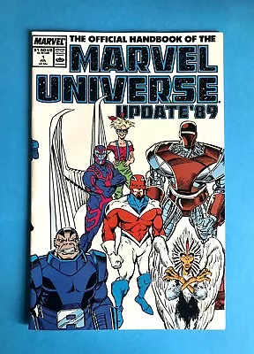 Buy Official Handbook Of The Marvel Universe Update 89 #1 Captain Britain / 1989 V/g • 6.95£