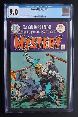 Buy House Of Mystery #231 WEREWOLF BERNIE WRIGHTSON 1975 Vampires DC Horror CGC 9.0 • 158.07£
