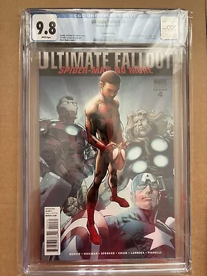 Buy Ultimate Fallout #4 2nd Print CGC 9.8 1st Full Appearance Miles Morales • 115£