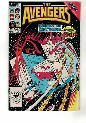 Buy Avengers #260, Marvel Comics 1985, 1st Cover App Of Nebula, Copper Age • 2.50£