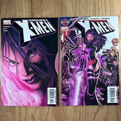 Buy Uncanny X-Men #455 & #467 Psylocke Covers Marvel Comics 2005-2006 VFNM  • 10.29£