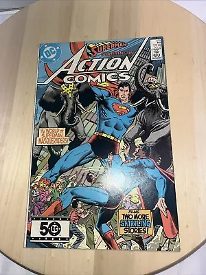 Buy Action Comics #572 Superman 1985 DC World Of Superman Masqueraders Combine Ship • 7.10£