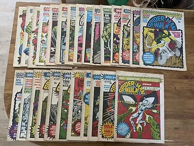 Buy Spider-man And Hulk Weekly#377-#421 - Marvel Comics - 1981 - 26 Comics • 37.50£