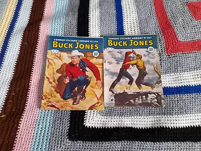Buy 2 Buck Jones Cowboy Picture Library Comics Nos 278 1/9/58 & 282 6/10/58 Box 35 • 7£