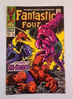 Buy Fantastic Four #76 VF/NM 1968 Marvel Comics Kirby Subatomica  • 91.03£