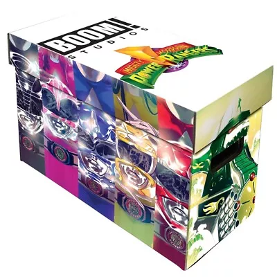 Buy BCW Short Cardboard Comic Book Storage Box With Power Rangers Zords Art • 34.66£