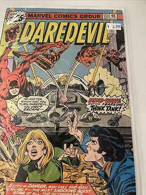 Buy Daredevil 133 1st Appearance Mind-wave & Think Tank (1976, Marvel Comics) B/b • 15.88£