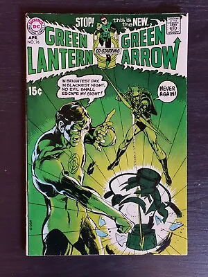 Buy Green Lantern #76 (dc 1970) Green Arrow! Neal Adams! Denny O'neil! Vf • 603.21£