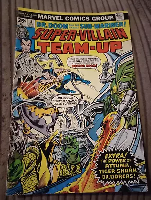 Buy Super-villain Team-up ( Dr. Doom And Submariner ) # 3 Marvel Comics 1975 • 1.99£
