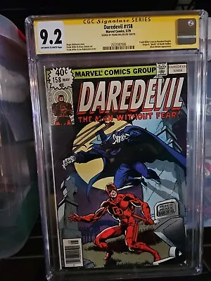 Buy Daredevil #158 (CGC 9.2) Signed By Frank Miller. Origin & Death Of Stalker! • 470.50£