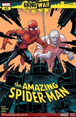 Buy AMAZING SPIDER-MAN #40 - COVER A ROMITA - GANG WAR (Marvel, 2023, First Print) • 5.20£