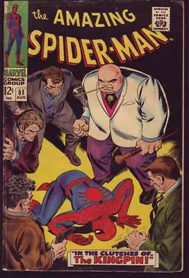Buy Amazing Spider-Man #51 (1967) 1st Cover And 2nd Appearance Kingpin VG 4.0 • 83.01£