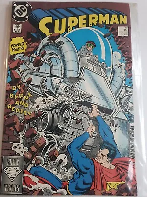 Buy SUPERMAN Vol 2 ISSUE #19.  JOHN BYRNE  1988. Near Mint.  Rare HIGH GRADE • 1.99£