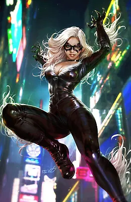 Buy Amazing Spider-man #38 (derrick Chew Exclusive Black Cat Virgin Variant) Comic • 23.99£