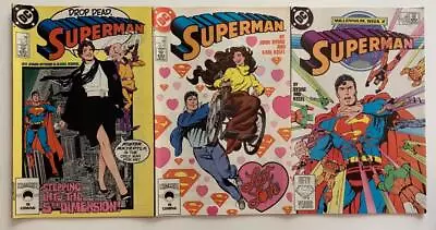 Buy Superman #11, 12 & 13. (DC 1987) VF +/- Copper Age Issues • 14.96£